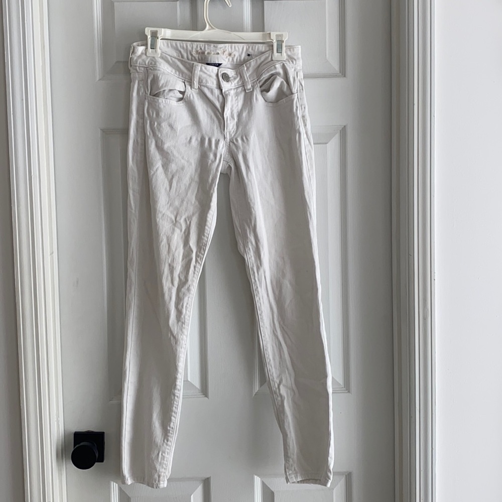 American Eagle White Jeans Size 6